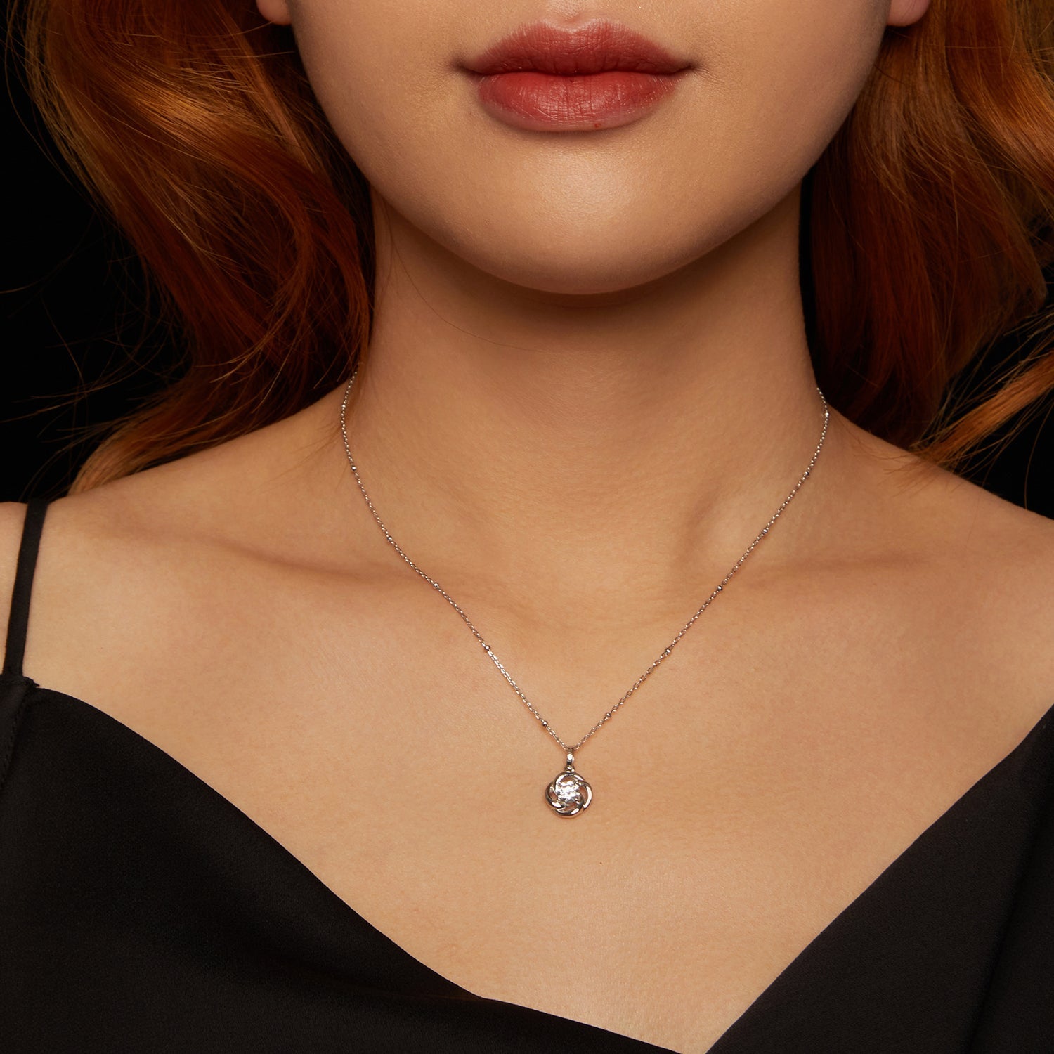 Necklace 925 Silver 0.5ct Moissanite White Gold Plating pendant for women, by Bids.com on Tampa Home & Garden Store