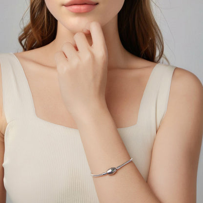 925 Sterling Silver CZ bracelet 17cm for women by Bids.com on Tampa Home & Garden Store