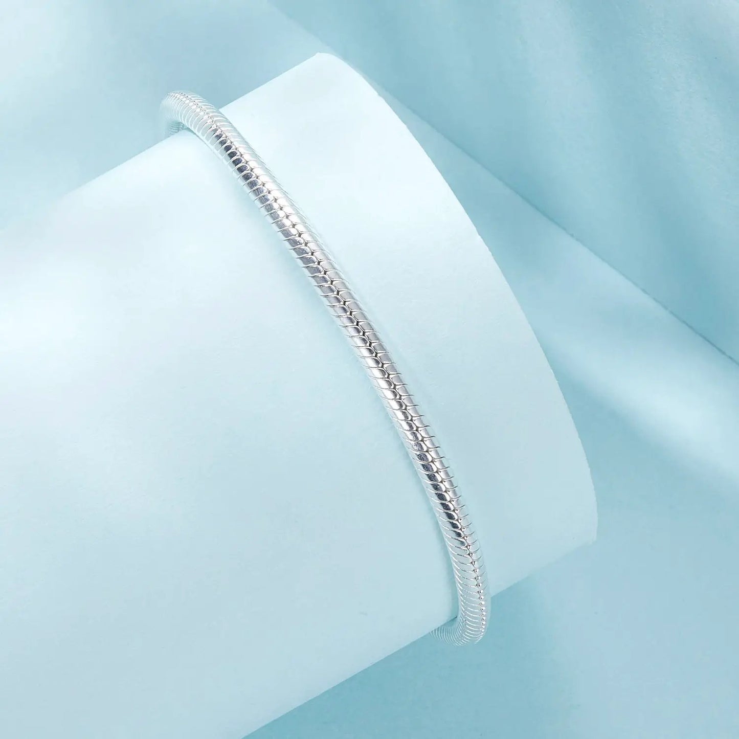 Bracelet 925 sterling silver oxidized finish with snake chain, 14mm width for women on Tampa Home & Garden Store