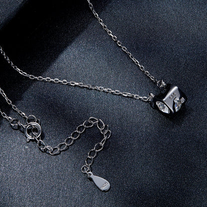 Necklace 925 Sterling Silver Moissanite 0.65ct pendant for women by Bids.com on Tampa Home & Garden Store