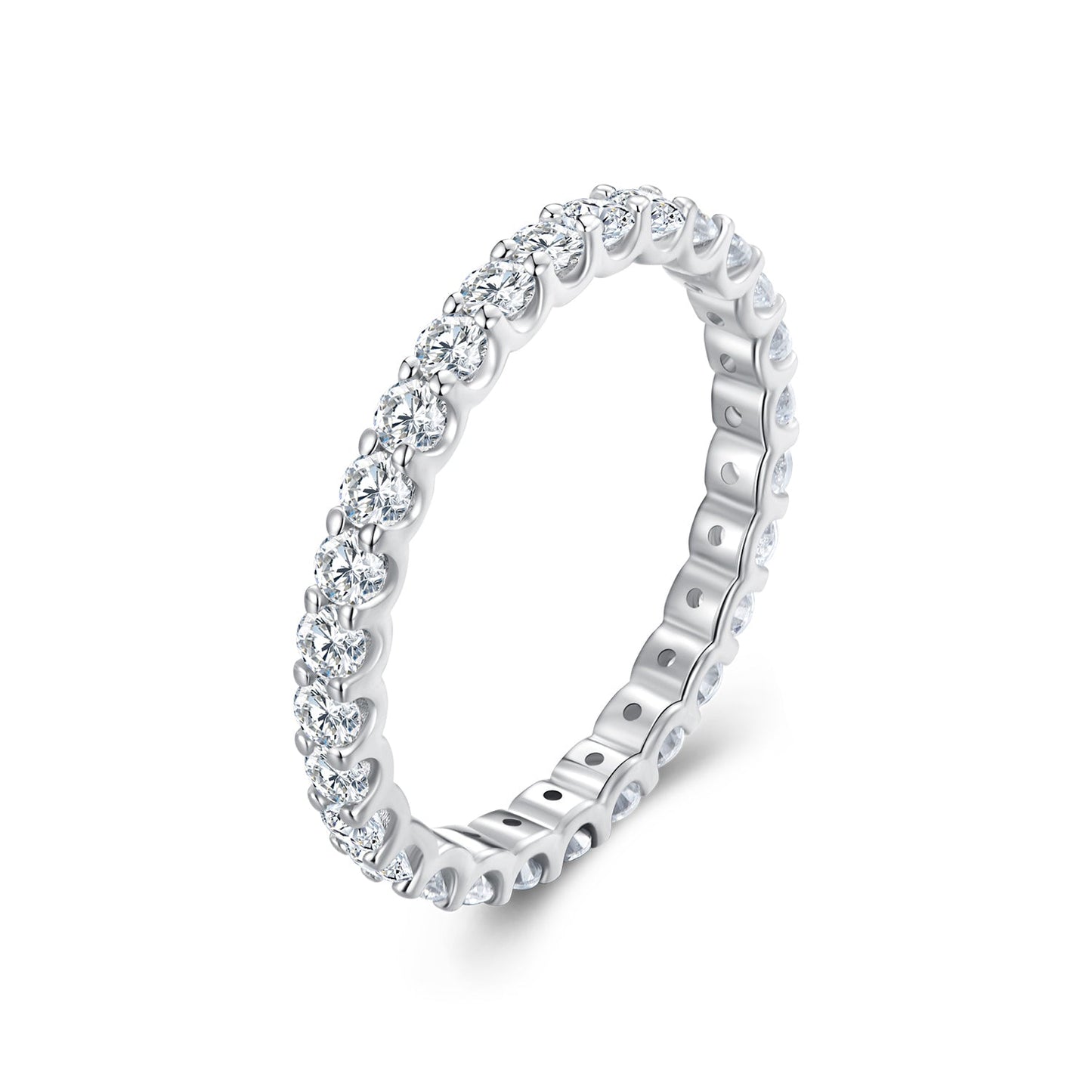 S925 Sterling Silver Moissanite Ring size 9 by Bids.com on Tampa Home & Garden Store