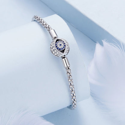 925 Sterling Silver pave CZ bracelet with blue CZ stones oxidized finish 17 cm Bids.com on Tampa Home & Garden Store