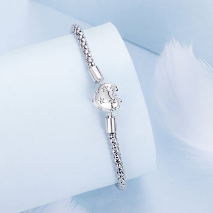 Bracelet sterling silver oxidized with CZ heart charm, 17.0 size by Bids.com on Tampa Home & Garden Store