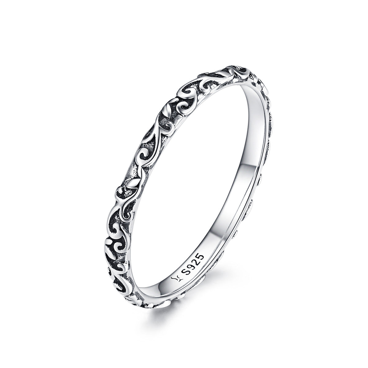 925 Sterling Silver Women's Ring size 6 with intricate scrollwork pattern by Bids.com on Tampa Home & Garden Store