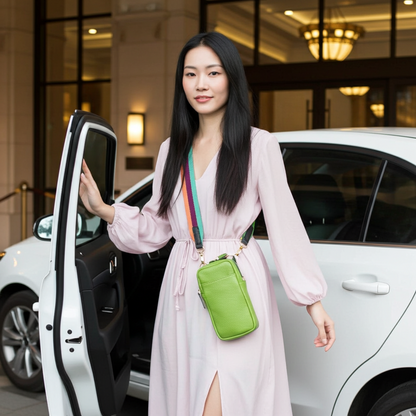 Sophia Full Grain Leather Phone Bag