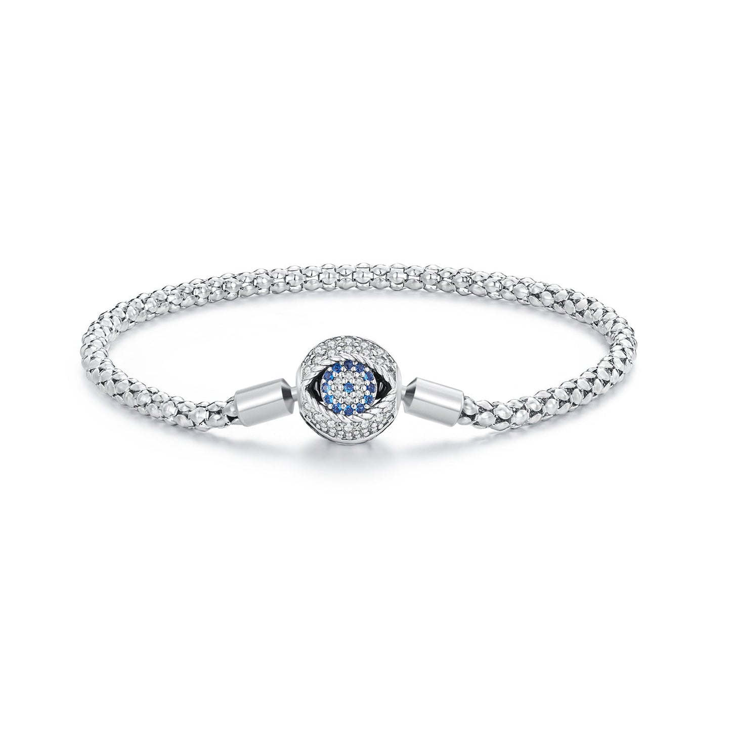 Bracelet, 925 sterling silver pavé CZ, oxidized finish, 17 cm, for Women, by Bids.com on Tampa Home & Garden Store
