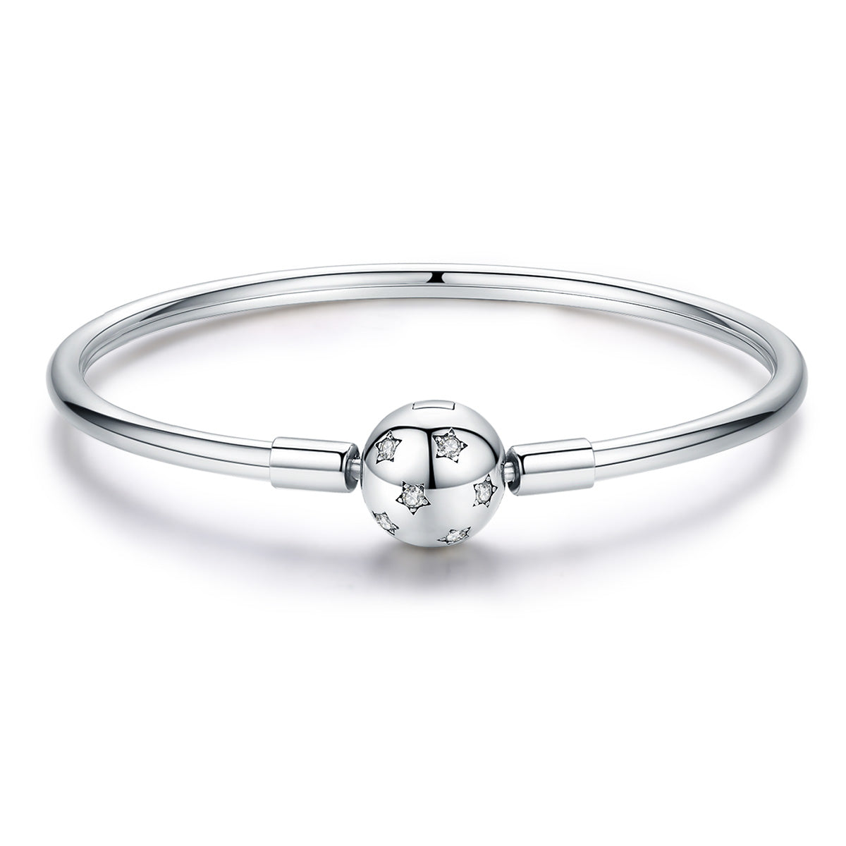Sterling silver 17cm adjustable bracelet with crystal ball charm, Bids.com on Tampa Home & Garden Store