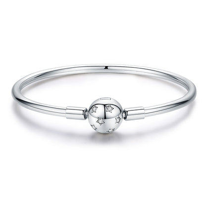 Sterling silver 17cm adjustable bracelet with crystal ball charm, Bids.com on Tampa Home & Garden Store
