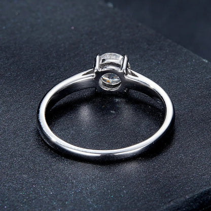 Moissanite ring in sterling silver 0.6ct size 6 for women by Bids.com on Tampa Home & Garden Store