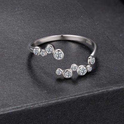 Moissanite ring 0.06ct in 925 sterling silver for women size E Bids.com on Tampa Home & Garden Store