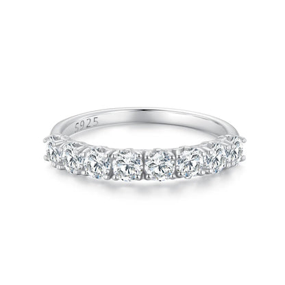 Moissanite ring from Bids.com, sterling silver plated, size 5 for women on Tampa Home & Garden Store