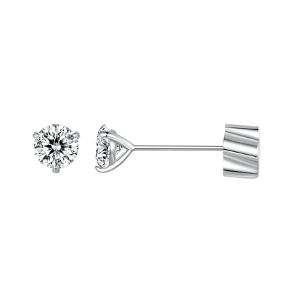 Moissanite stud earring 925 sterling silver Bids.com on Tampa Home & Garden Store