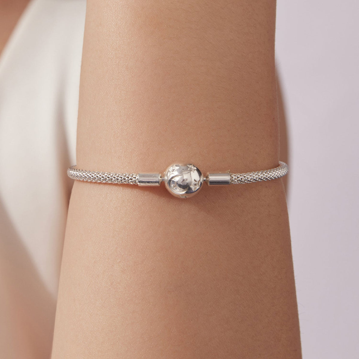 Bracelet 925 Sterling Silver CZ Pavé Setting size 17.0 for Women by Bids.com on Tampa Home & Garden Store