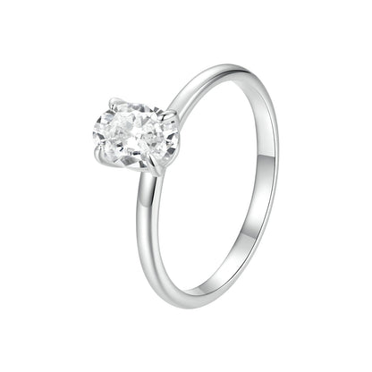 Sterling silver moissanite ring 1ct, size 8 on Tampa Home & Garden Store