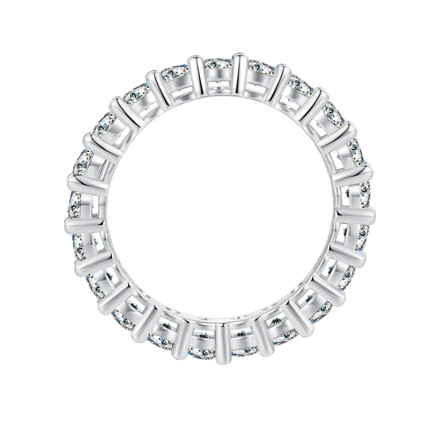 925 Sterling Silver Moissanite Ring 0.1ct size 6 for Women by Bids.com on Tampa Home & Garden Store