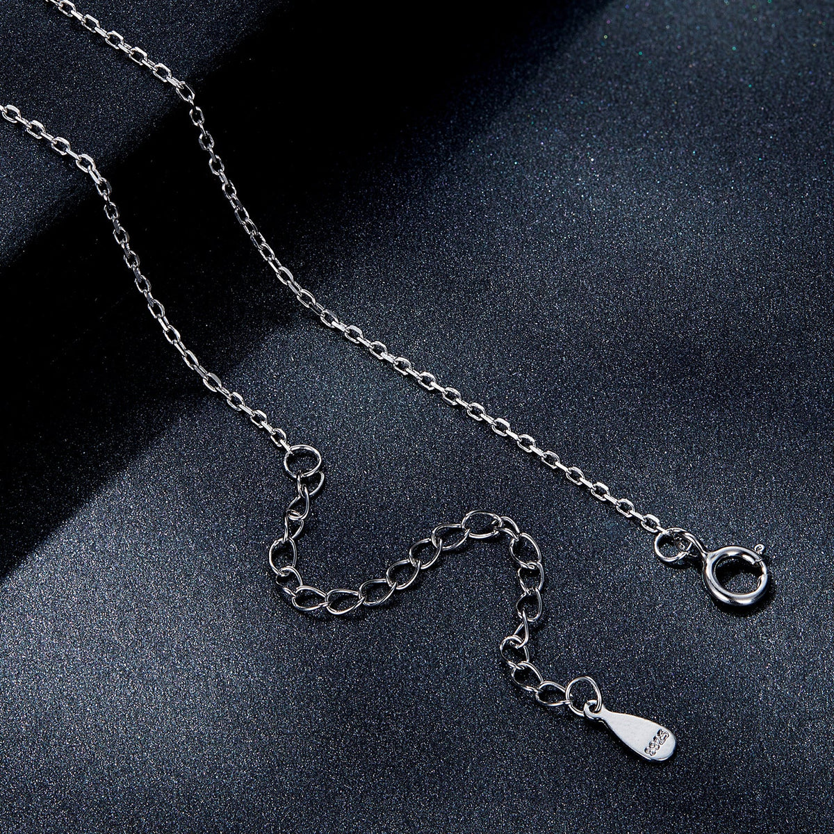 925 Sterling Silver 0.65ct Moissanite Necklace for Women by Bids.com, chain with lobster clasp on Tampa Home & Garden Store
