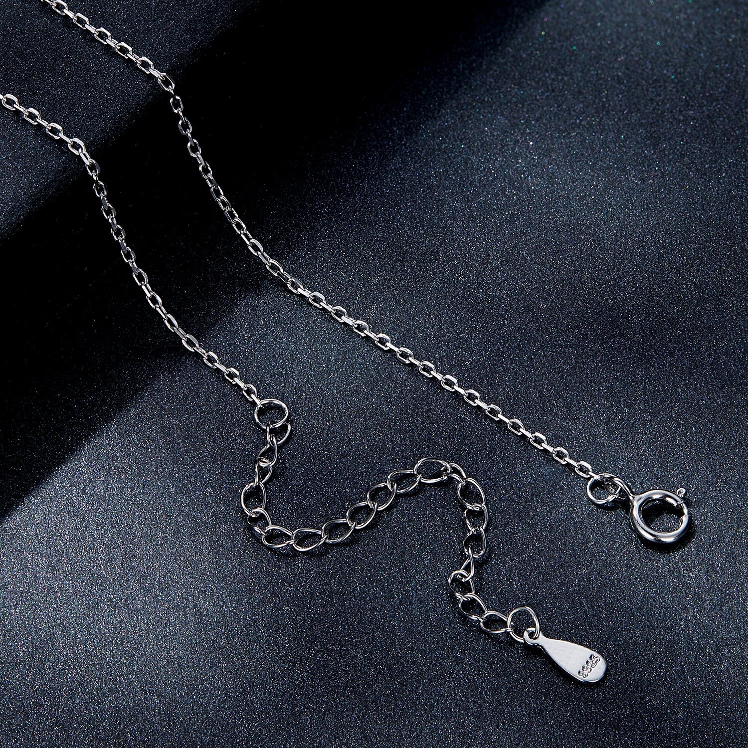 925 Sterling Silver 0.65ct Moissanite Necklace for Women by Bids.com, chain with lobster clasp on Tampa Home & Garden Store
