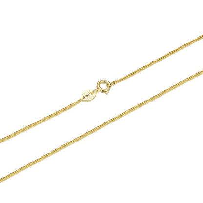 Bids.com men's 45cm gold-tone necklace with curb chain and lobster clasp, S925 tag on Tampa Home & Garden Store