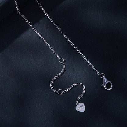 925 sterling silver necklace with lobster clasp and S925 heart charm on Tampa Home & Garden Store