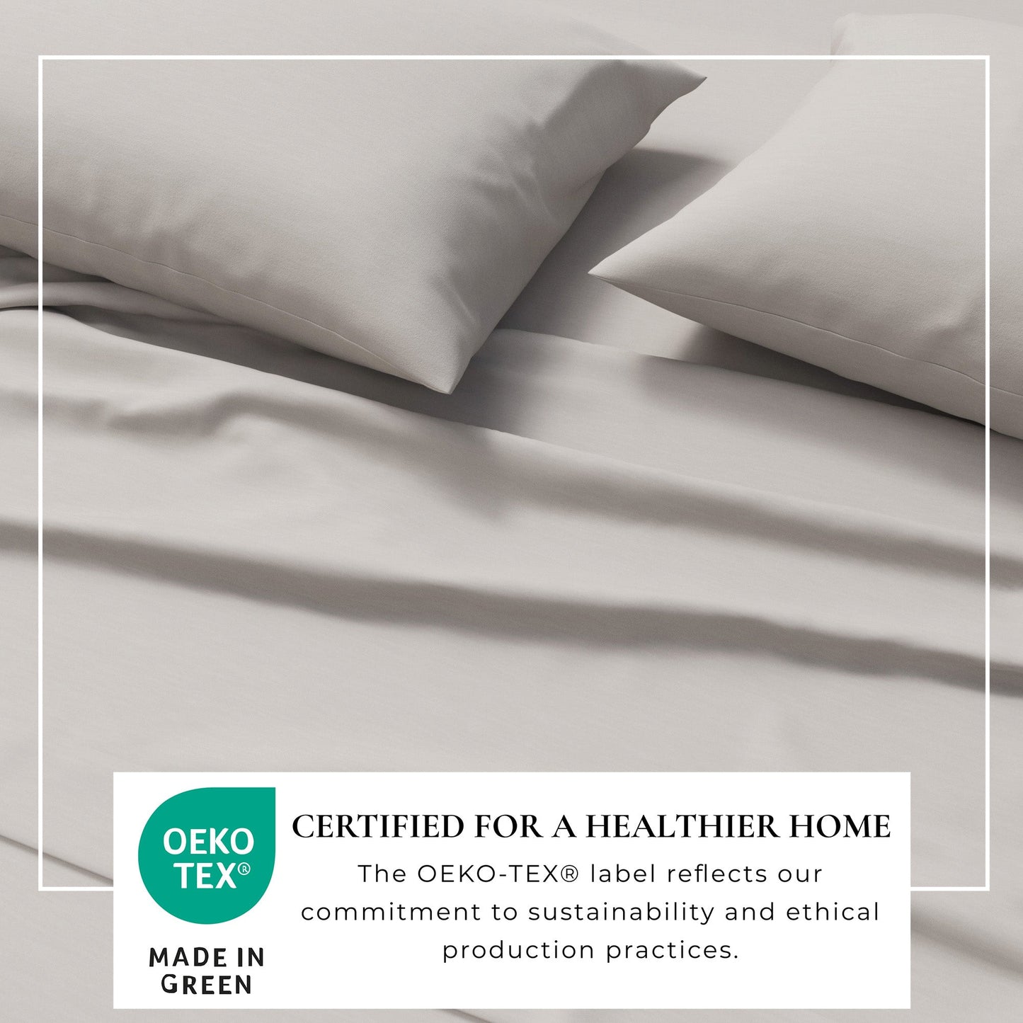 Heathered Jersey and Cotton Blend Bed Sheets