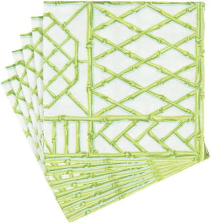 Servilleta de cóctel Bamboo Screen Moss Green