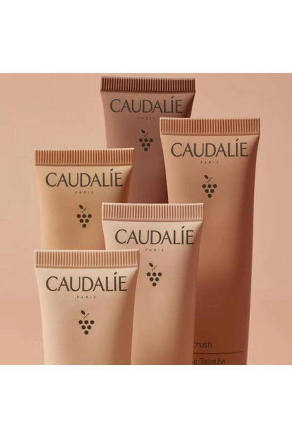 Caudalie Vinocrush skin tint CC cream tubes set, 5 beige tubes with CAUDALIE Paris branding on Tampa Home & Garden Store