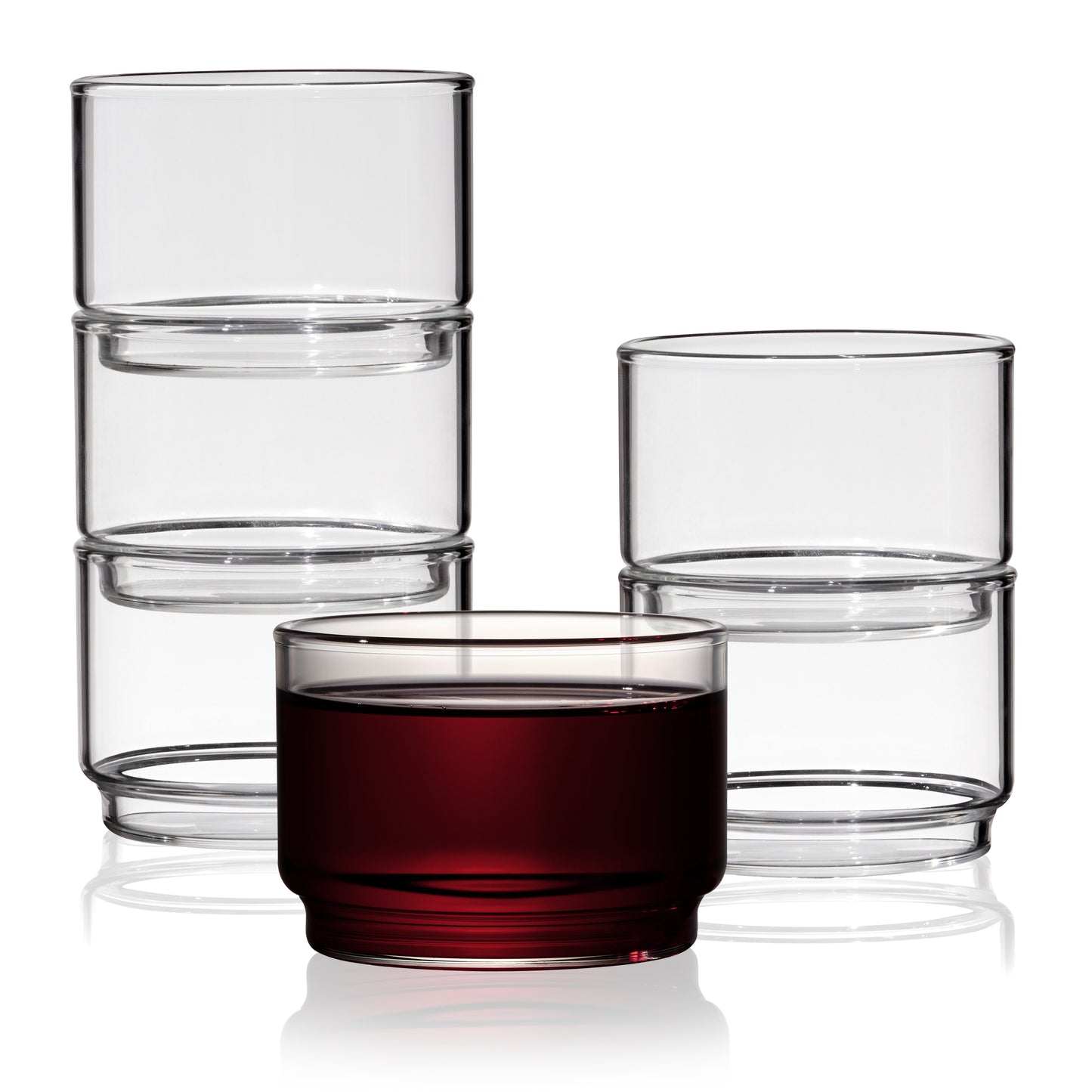 Bodega Modern Borosilicate Glasses Set of 6