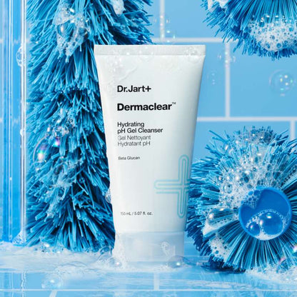 Dr.Jart+ Dermaclear Hydrating pH Gel Cleanser, white tube, 150 ml cleansing foam on Tampa Home & Garden Store