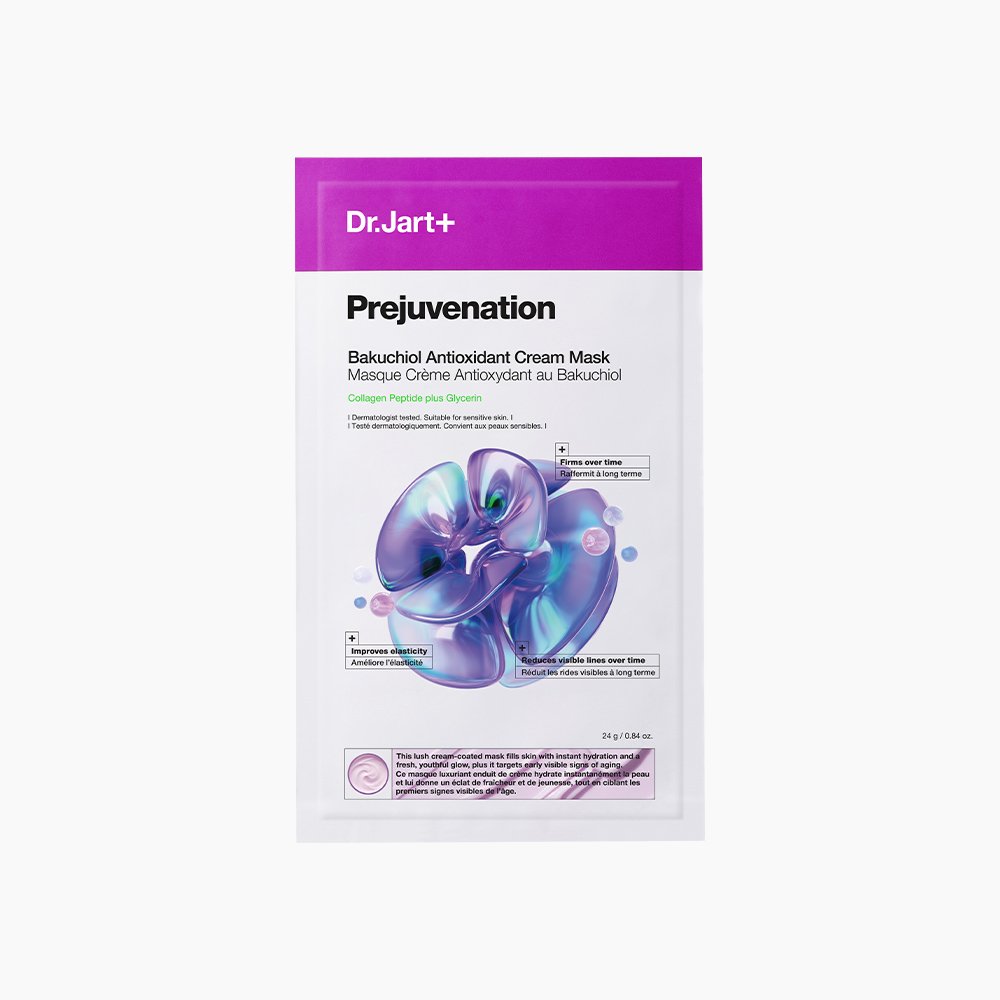 Dr.Jart+ Prejuvenation Bakuchiol Antioxidant Cream Mask 24g x5ea, purple packaging facial masks on Tampa Home & Garden Store