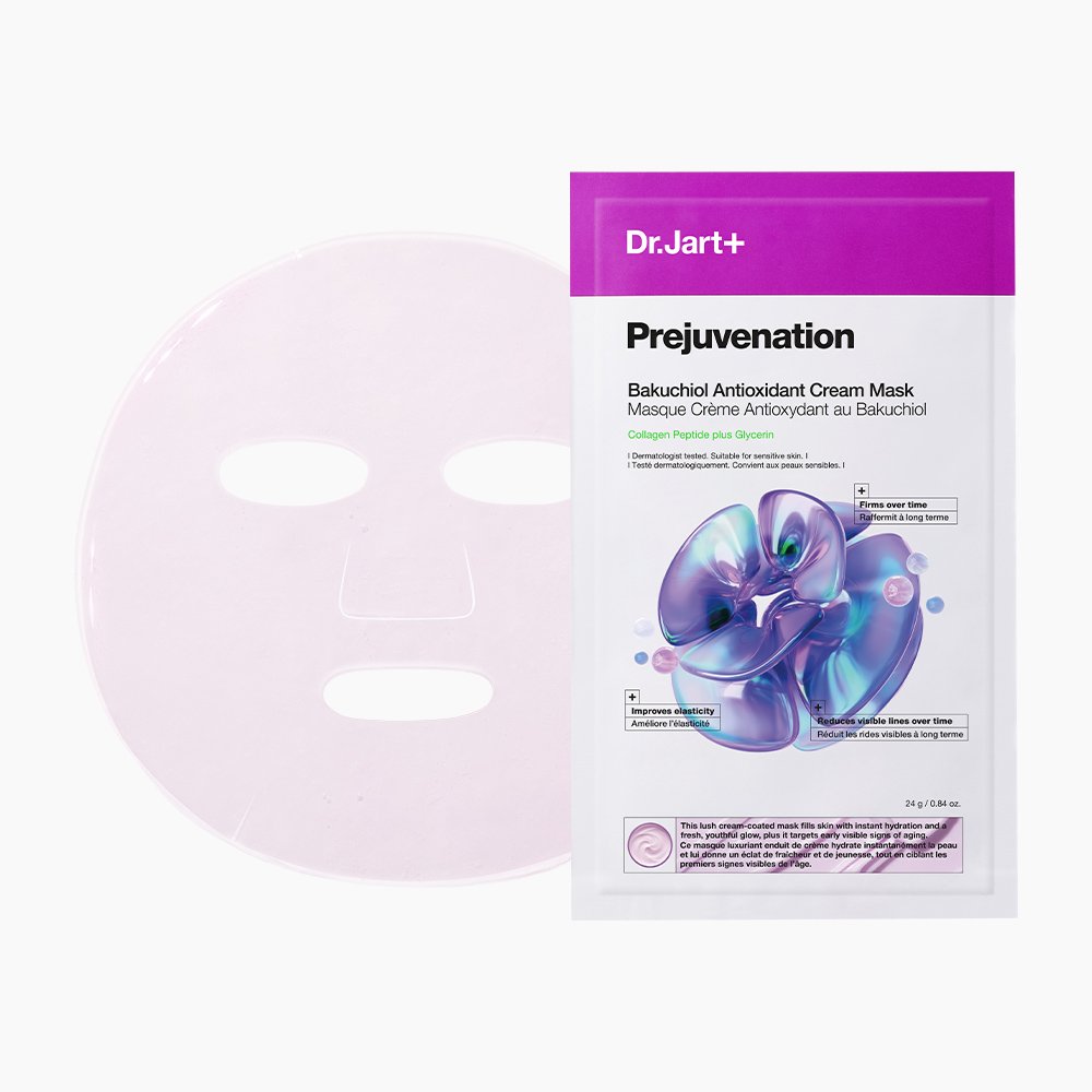 Dr.Jart+ Prejuvenation Bakuchiol Antioxidant Cream Mask 24g x5 purple packaging on Tampa Home & Garden Store