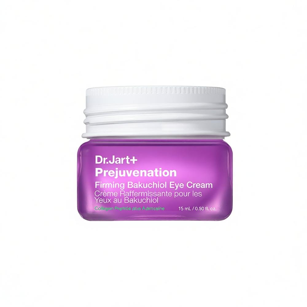 Dr.Jart+ Prejuvenation Firming Bakuchiol Eye Cream jar, purple bottle, 15 ml on Tampa Home & Garden Store