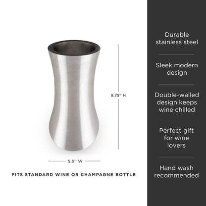 Stainless and Modern Wine Bottle Chiller