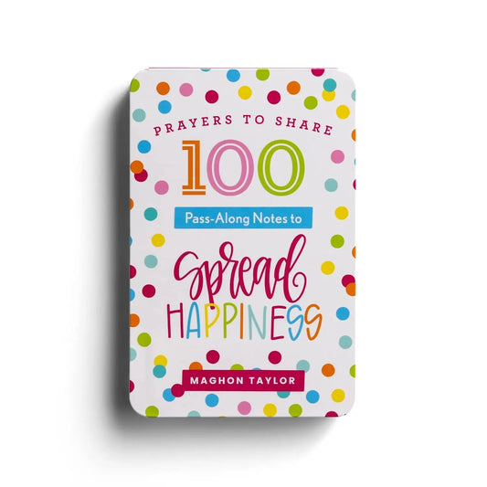 Notebook Prayers to Share 100 Pass-Along Notes to Spread Happiness colorful cover on Tampa Home & Garden Store