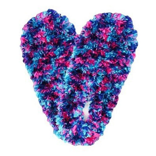 Fuzzy Footies Super Soft Slippers - Teal, Navy, and Fuchsia - Tampa Home & Garden Store