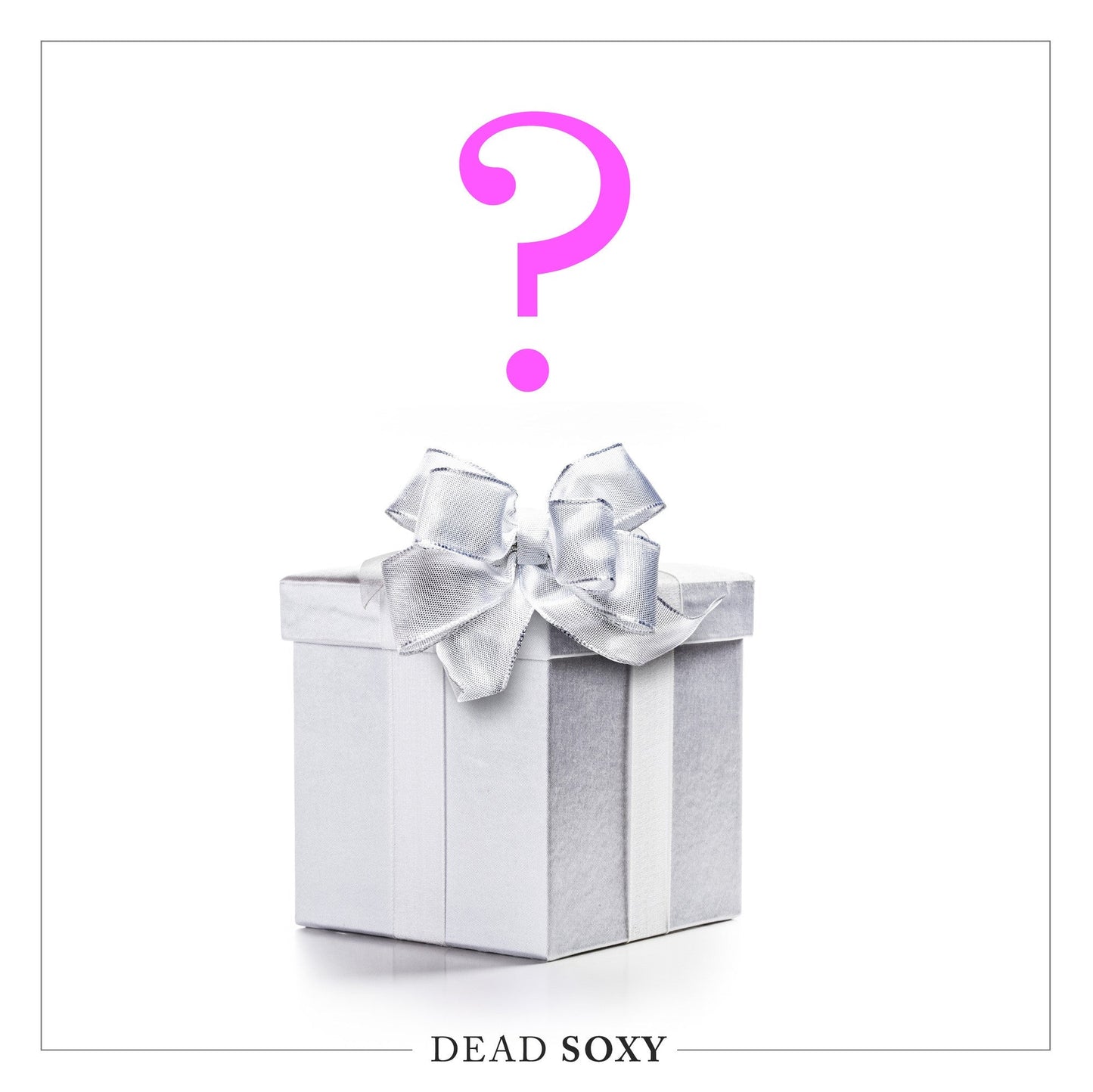 DeadSoxy Dress Socks Mystery Box 10 pairs boardroom dress socks in gift box with silver ribbon on Tampa Home & Garden Store