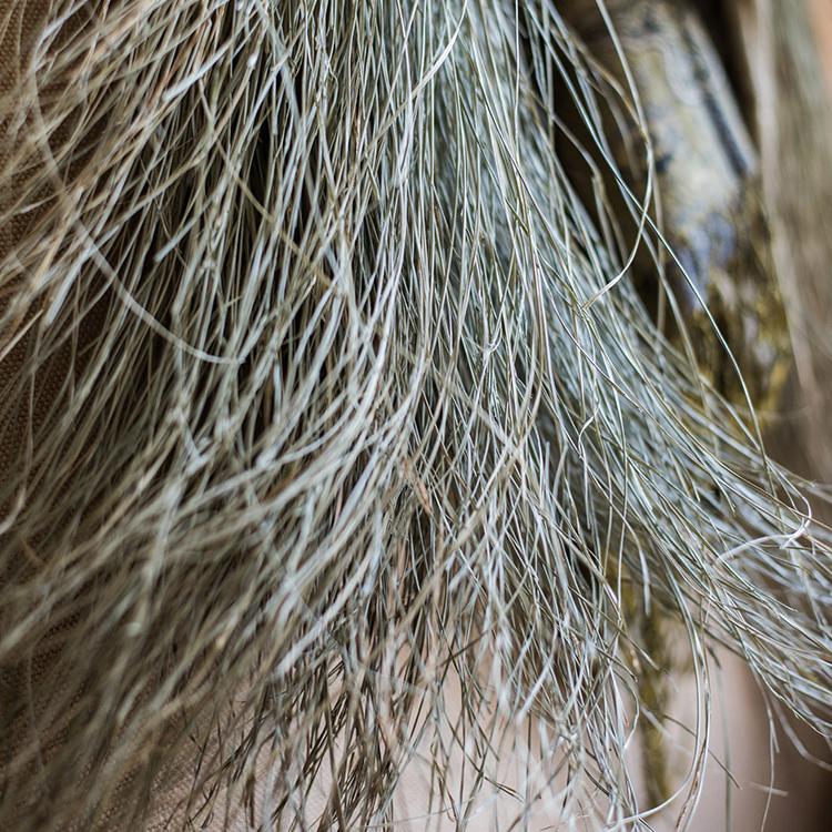 Artificial Faux Dried Grass Bundle RusticReach beige gray wispy blades on Tampa Home & Garden Store