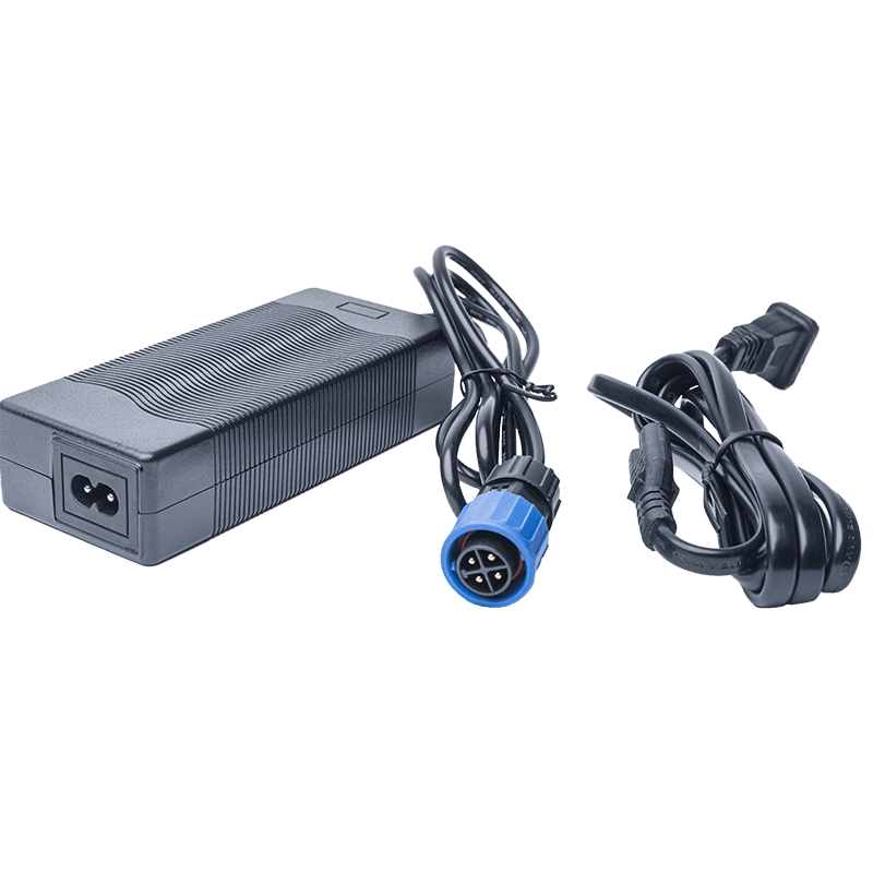 Drill/Hull Cleaner Battery Charger by GRIP TECH with blue circular connector and power cord on Tampa Home & Garden Store