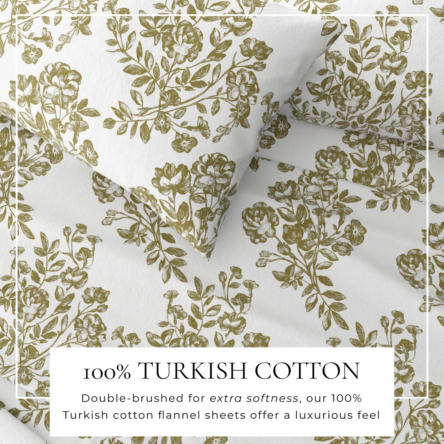 Luxurious and Soft Turkish Cotton Flannel Sheet