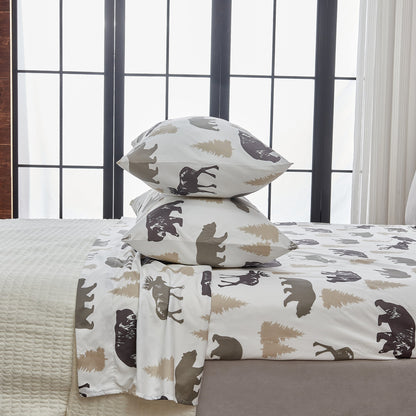 Lodge Printed Sheet Set and the Rustic Print