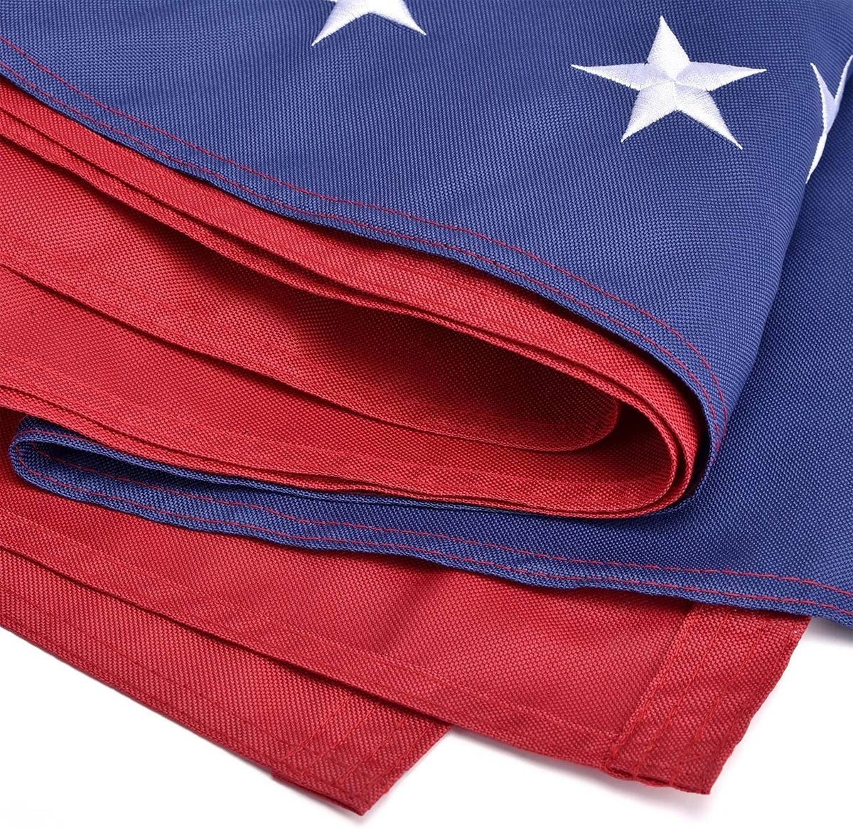 Mercantile Mountain Heavy Duty American Flag blue canton with embroidered stars and red stripes on Tampa Home & Garden Store