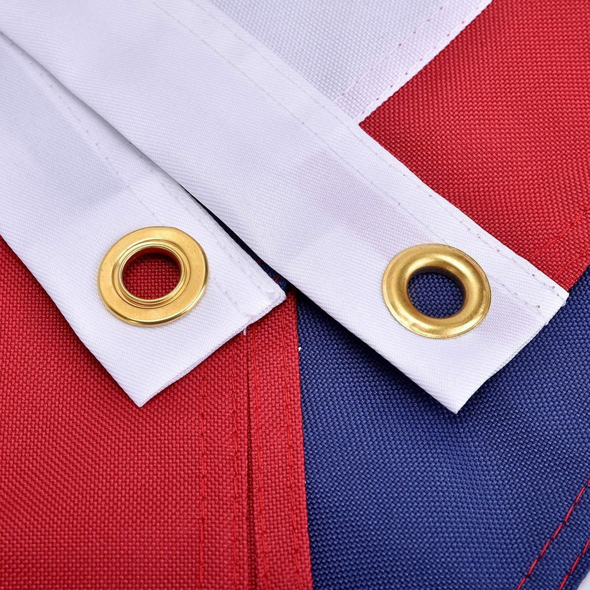 Heavy Duty Outdoor American Flag with brass grommets, red white blue stripes on Tampa Home & Garden Store