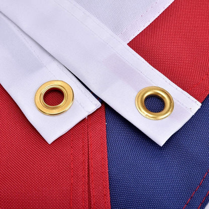 Heavy Duty Outdoor American Flag with brass grommets, red white blue stripes on Tampa Home & Garden Store