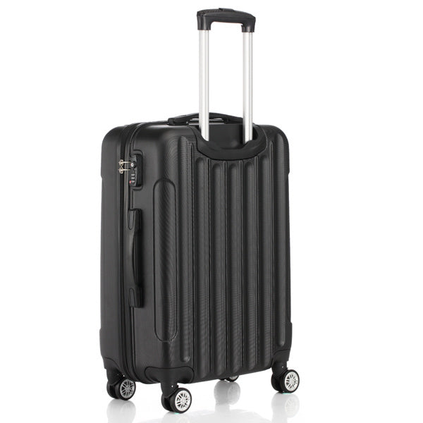 3-in-1 Large Capacity Traveling Storage Suitcase Black Mercantile Mountain hard shell with handle on Tampa Home & Garden Store