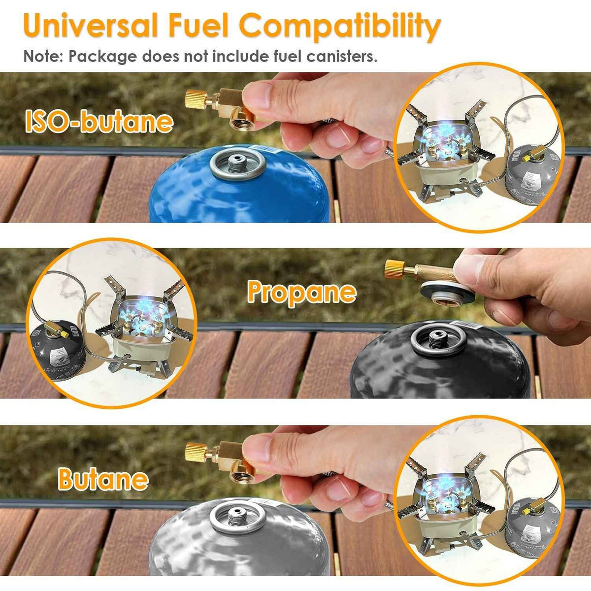 Mercantile Mountain 13000W portable windproof camping stove five-head burner ISO-butane/propane on Tampa Home & Garden Store