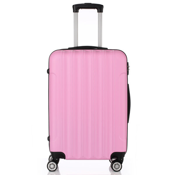 Pink Mercantile Mountain 3-in-1 travel suitcase with telescoping handle and four wheels on Tampa Home & Garden Store