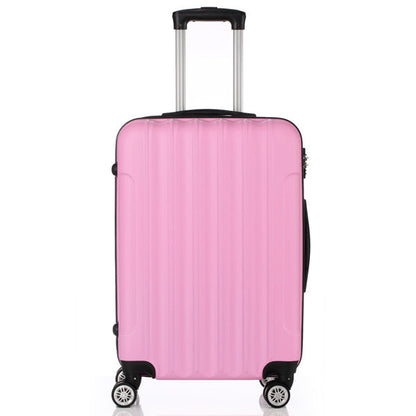 Pink Mercantile Mountain 3-in-1 travel suitcase with telescoping handle and four wheels on Tampa Home & Garden Store