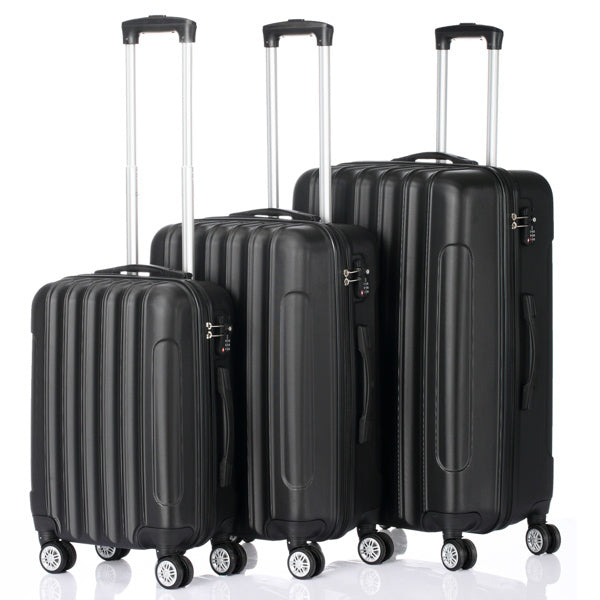 3-in-1 black Mercantile Mountain suitcase, 3-piece with spinner wheels on Tampa Home & Garden Store