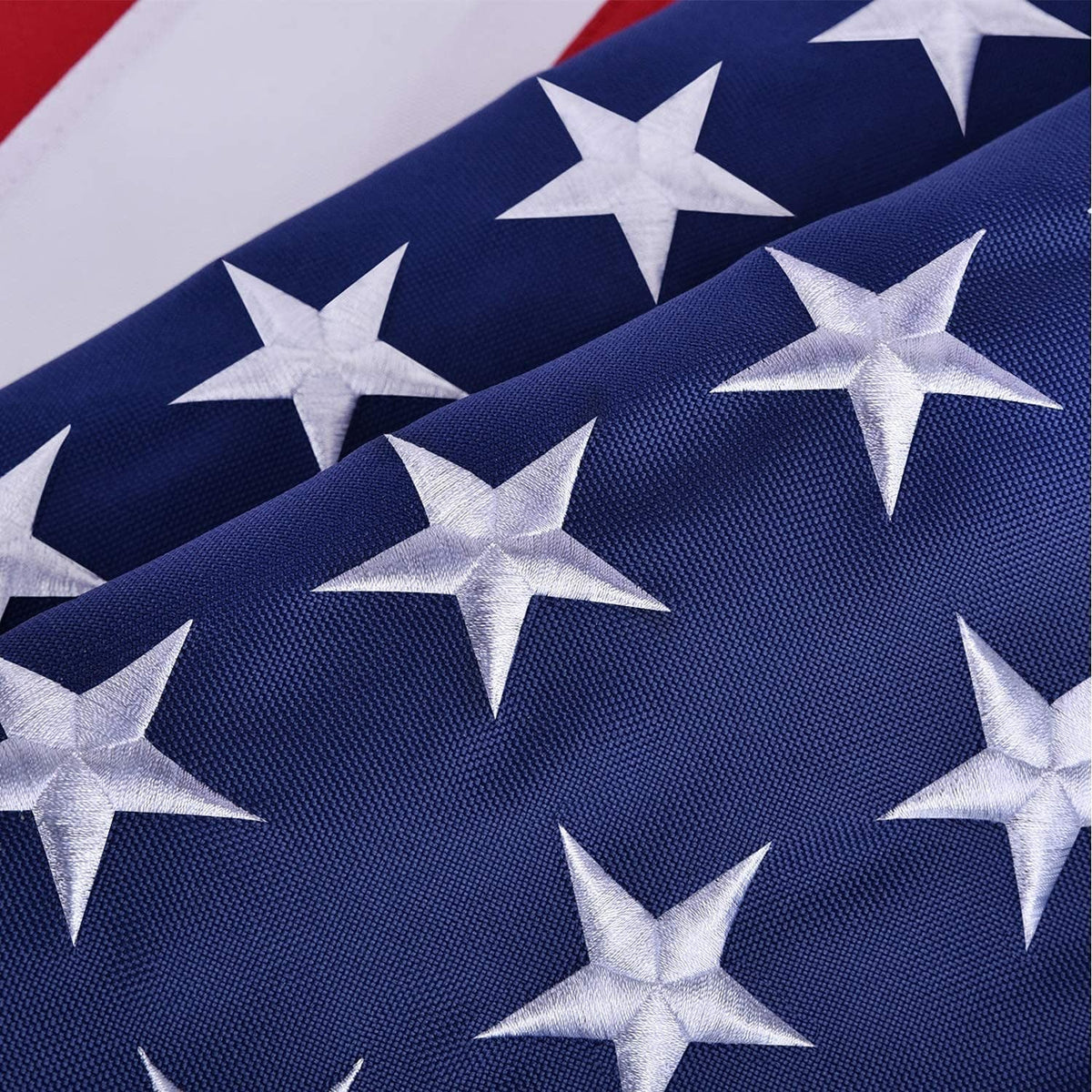 Heavy Duty American Flag with embroidered white stars and brass grommets Mercantile Mountain on Tampa Home & Garden Store