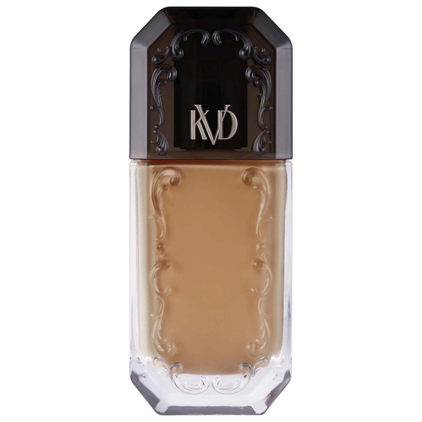 Foundation Good Apple Full Coverage Serum Foundation by KVD Beauty beige shade with ornate cap on Tampa Home & Garden Store