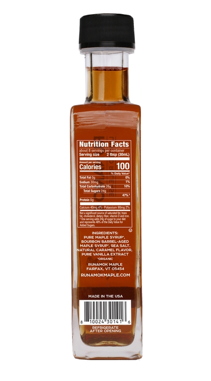 Jarabe de arce con infusión de caramelo salado